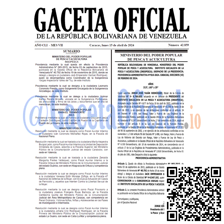 Gaceta Oficial, Gaceta 42859, Gaceta 42859 HD, Gaceta #42859, Gaceta Oficial Venezuela #42859