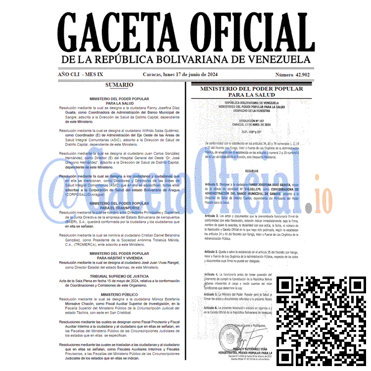 Gaceta Oficial, Gaceta 42902, Gaceta 42902 HD, Gaceta #42902, Gaceta Oficial Venezuela #42902