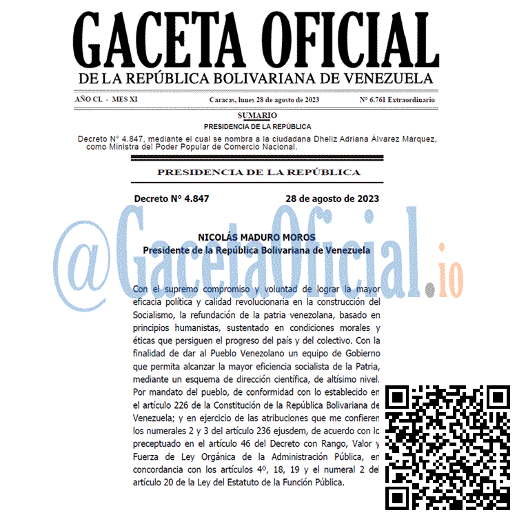 Gaceta Oficial, Gaceta 6761, Gaceta 6761 HD, Gaceta #6761, Gaceta Oficial Venezuela #6761