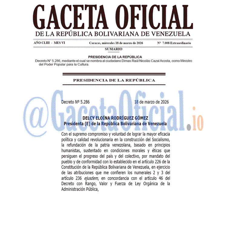 Gaceta Oficial, Gaceta 7008, Gaceta 7008 HD, Gaceta #7008, Gaceta Oficial Venezuela #7008