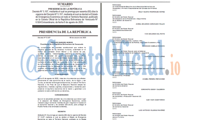Gaceta Oficial 6931 2025-10-08