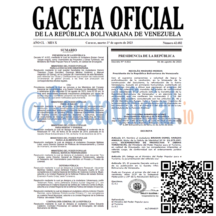 Gaceta Oficial, Gaceta 42682, Gaceta 42682 HD, Gaceta #42682, Gaceta Oficial Venezuela #42682