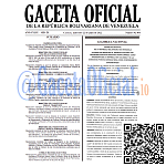 Venezuela Gaceta Oficial 42404 del 22 junio 2022
