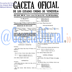 Gaceta Oficial 300 del 6 Julio 1951