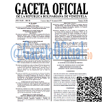Venezuela Gaceta Oficial 42406 del 27 junio 2022
