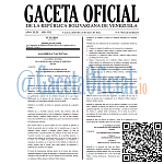 Gaceta Oficial Venezuela 6702 del 25 mayo 2022
