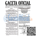 Gaceta Oficial, Gaceta Oficial 42505, Gaceta 42505, Gaceta Oficial Venezuela #42505 del 15 noviembre 2022