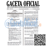 Gaceta Oficial, Gaceta 6744, Gaceta #6744, Gaceta Oficial Venezuela #6744